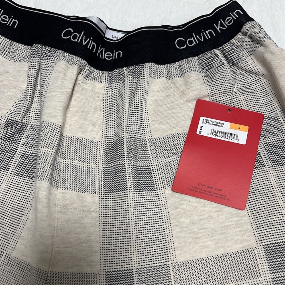 Calvin Klein Plaid Joggers